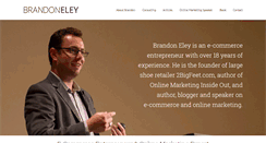 Desktop Screenshot of brandoneley.com